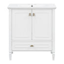 Freestanding Vanity With 1 Drawer & 2 Soft Close Doors With Door Mounted Storage by HouseOfZazla