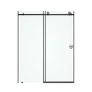 60" W x 76" H Sliding Frameless Shower Door in Matte