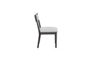 Comfortable Upholstery Cresent Chair (Set of 2) - Peppercorn by HouseOfZazla