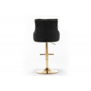 Adjustable Swivel Bar Stool With Nailhead Trim (Set of 2) by HouseOfZazla