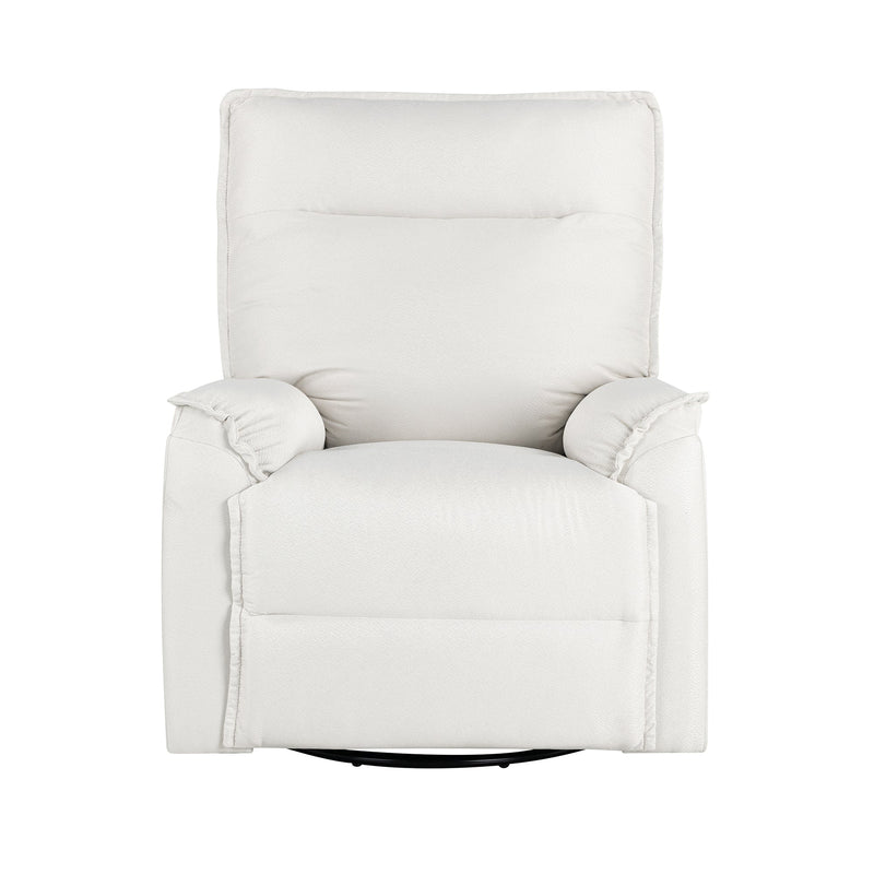 360 Degree Swivel Recliner Manual Recliner Chair Theater Recliner Sofa for Living Room, Beige