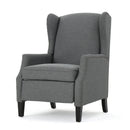 Westeros Wing Back Fabric Upholstered Recliner by Unique Piece Furniture