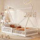 House Shaped Design Bed With Fence by HouseOfZazla