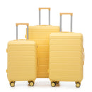 Set 3PCs 20'/24'/28' ABS Spinner Wheel Luggage - Yellow