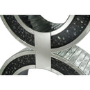 Nysa - Console Table With Faux Crystals - Mirrored