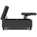 Harrison - Upholstered Coffee Table Storage Ottoman by Unique Piece Furniture