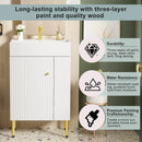 Bathroom Vanity, Combo Cabinet, Bathroom Storage Cabinet, Single Ceramic Sink by Unique Piece Furniture