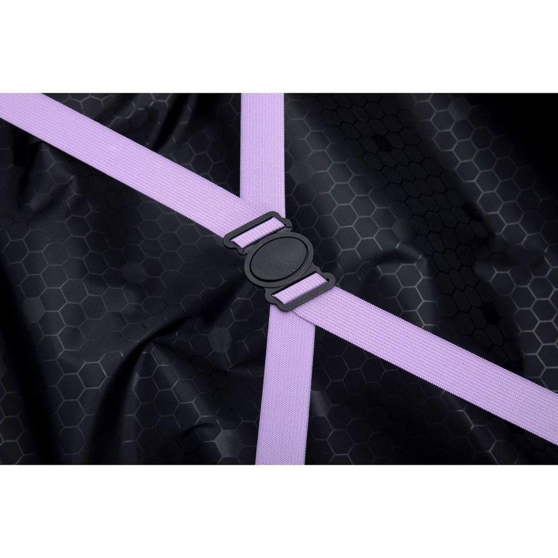 3 Piece Luggage Sets ABS Lightweight Suitcase with Two Hooks, Spinner Wheels, TSA Lock, (20/24/28), LIGHT PURPLE