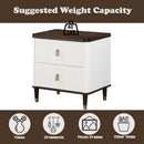 Carena - 5 Piece Bedroom Set (Eastern King Dresser Chest Mirror Nightstand) - Brown / Light Gray / White by Unique Piece Furniture