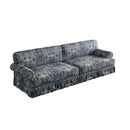 Luxuriously Comfortable Cloud Couch Sofa With Elegant Rolled Arms & Pleated Skirt Design by HouseOfZazla