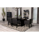 Houston - Rectangular Double Dining Table Top - Black by HouseOfZazla
