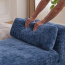 Modern Upholstered End Of Bed Bench With Armrests by HouseOfZazla