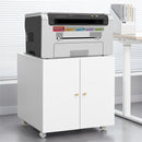 Office Furniture Copier Cabinet 2 Door Steel Copier Stand Mobile Pedestal File Printer Stand by HouseOfZazla