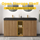 Galan 60F" Knotty Bathroom Vanity