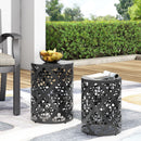 Outdoor Metal Modern Design End Table by HouseOfZazla