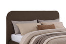 Anders Upholstered Eastern King Storage Lift Platform Bed Chocolate