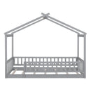 Bed House Bed Frame With Fence by HouseOfZazla
