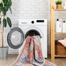 Maval - 6' X 9' Washable Area Rug - Cream by HouseOfZazla