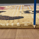 Nature's Nest - 5'3" X 7'3" Polypropylene, Lodge Area Rug - Multi / Beige by HouseOfZazla
