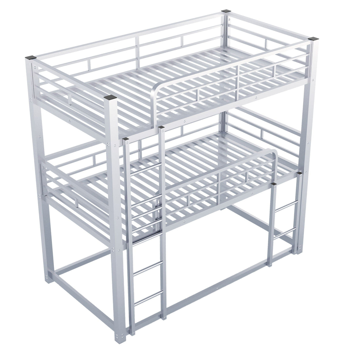 Triple Bunk Bed With Sturdy Construction And Space Saving Design, photo 5 of 16