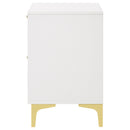 Karena - 2 Drawer Rectangular Nightstand - White