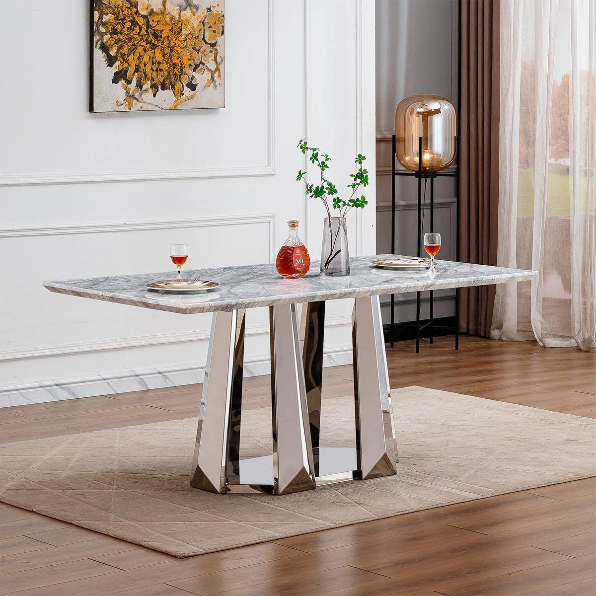 Marble Dining Table for 6 People, photo 3 of 10