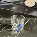 Leading Ware Rainbow Diamond Acrylic Glasses Drinking (Set of 4) Dof 9Oz Bpa Free Plastic Cocktail Glasses - Clear by HouseOfZazla
