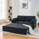 Convertible Pull Out Sofa Bed Queen Size, 3 In 1 With Side Storage by Unique Piece Furniture