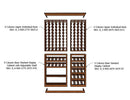 4 Foot Wine Cellar Storage System | 140 Bottle Capacity