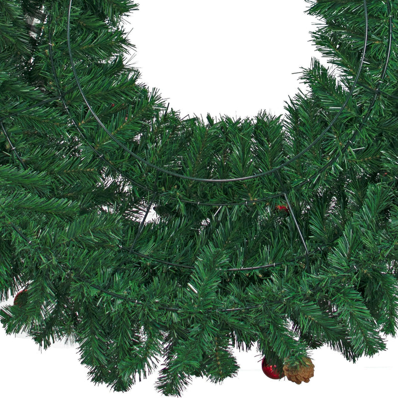 4FT Premier Pine Fir Christmas Wreath