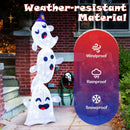 4 FT Lighted Standing Halloween Decoration Stacked Ghosts with 120 LED Lights by LJGDeals