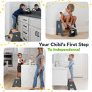 2-Step Wooden Stool for Kids
