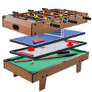 4-in-1 Combo Game Table Set Foosball Table with Billiards and Hockey by LJGDeals