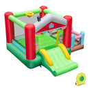 4-in-1 Inflatable Bounce House with Basketball Hoop and 480W Blower by LJGDeals