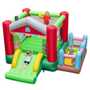 4-in-1 Inflatable Bounce House with Basketball Hoop and 480W Blower by LJGDeals