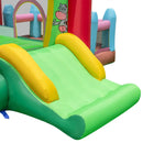 4-in-1 Inflatable Bounce House with Basketball Hoop and 480W Blower by LJGDeals