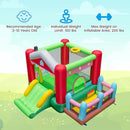 4-in-1 Inflatable Bounce House with Basketball Hoop and 480W Blower by LJGDeals