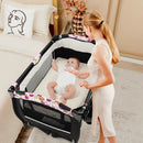 4 in 1 Portable Pack and Play Baby Nursery Center with Bassinet by LJGDeals