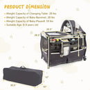 4 in 1 Portable Pack and Play Baby Nursery Center with Bassinet by LJGDeals