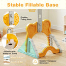 4-in-1 Toddler Height Adjustable Basketball Hoop with Ring Toss for 3+ Kids by LJGDeals