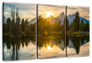 Grand Teton Dramatic Sunset Wall Art