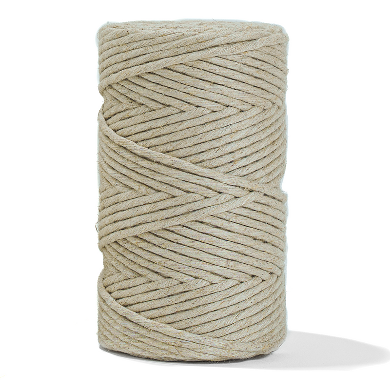Soft Linen Cord Zero Waste 4mm Single Strand
