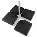 4-Piece 20L Cantilever Offset Patio Umbrella Base by LJGDeals