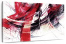 Red Motion Abstract Wall Art