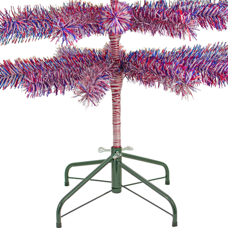 4th Of July Firework Tinsel Trees