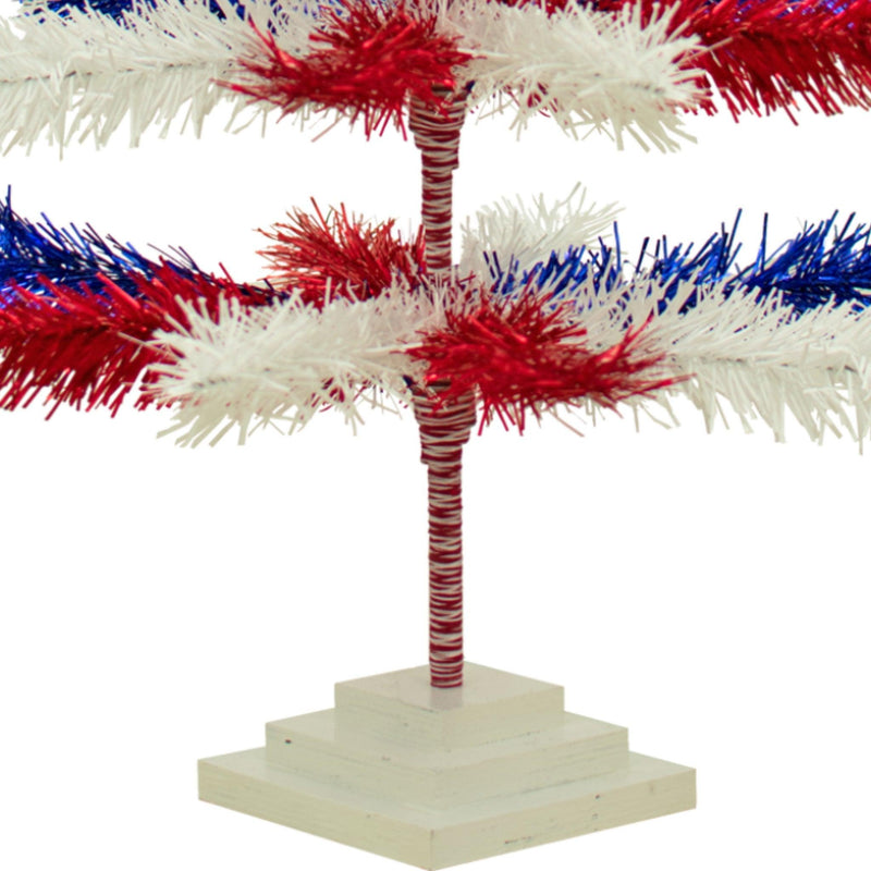 4th Of July Mixed Tinsel Trees