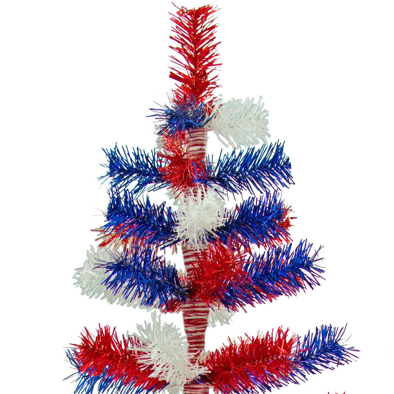 4th Of July Mixed Tinsel Trees