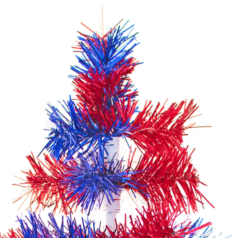 4th Of July Mixed Tinsel Trees