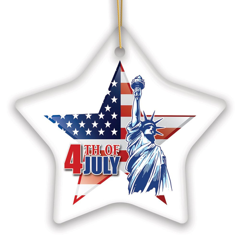 4th of July American Patriotism Ornament