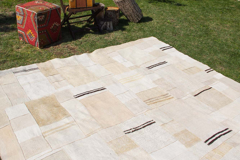 Kilim Patchwork Handmade Unique Rug  7'11'' X 10'3''